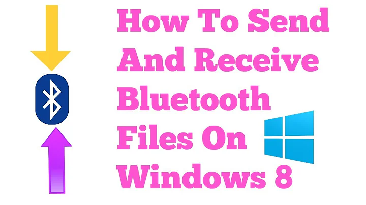 How To Send And Receive Bluetooth File On Windows 8