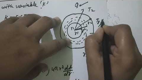 Heat Conduction Through A hollow Sphere with variable conductivity