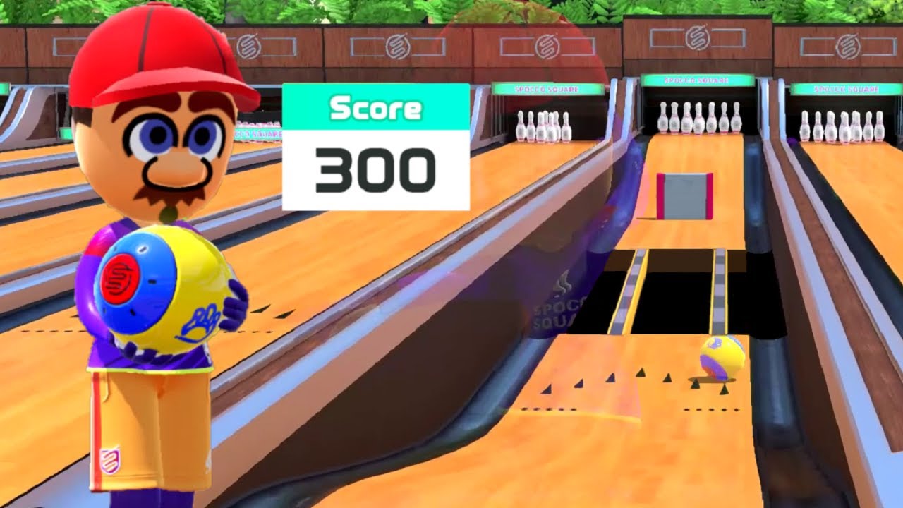 Can Mario Bowl a 300 on all Special Bowling Challenges in Nintendo Switch Sports?