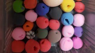 I made beads using airdry clay?!