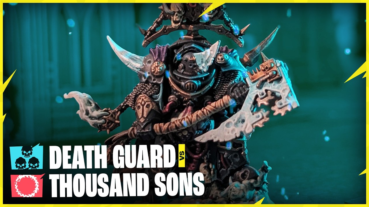 Wizards Try To Counterspell Sepsis | Death Guard vs Thousand Sons | Warhammer 40k LIVE