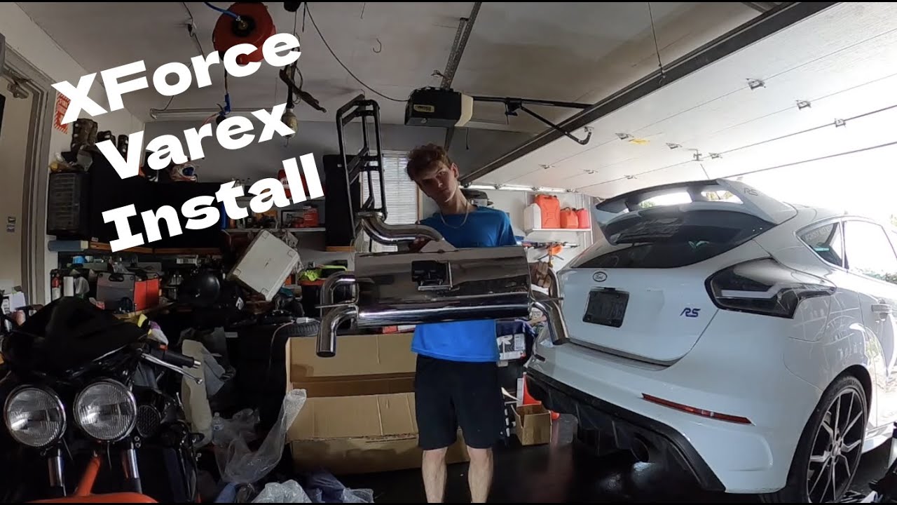 Focus RS XForce Varex Exhaust Install YouTube