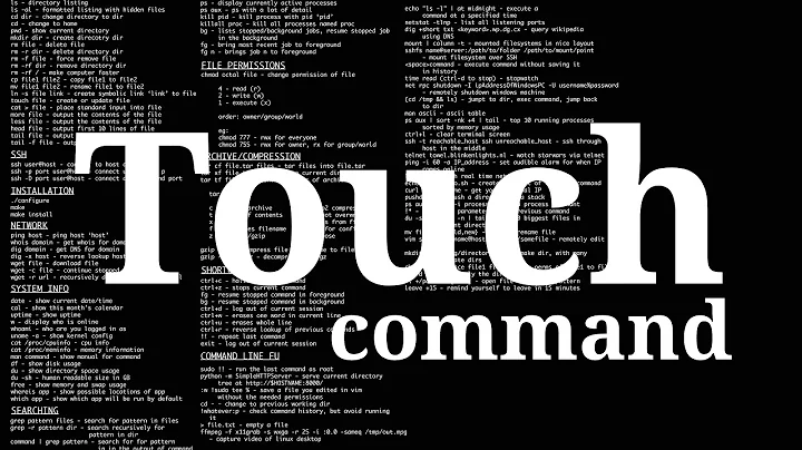 "Linux touch Command Tutorial: Create Empty Files & Update Timestamps"