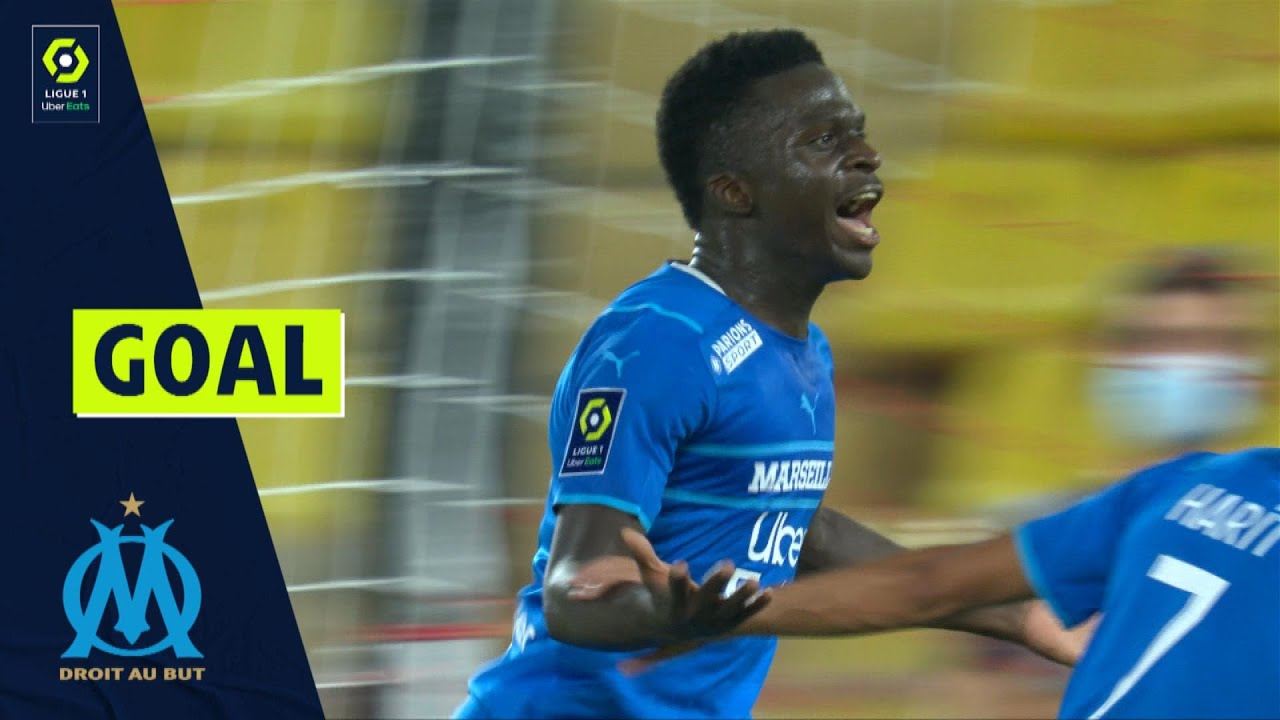 Goal Cheikh Ahmadou Bamba Mbacke DIENG (37' - OM) AS MONACO - OLYMPIQUE DE MARSEILLE (0-2) 21/22