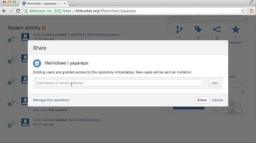 Sharing Bitbucket Repositories