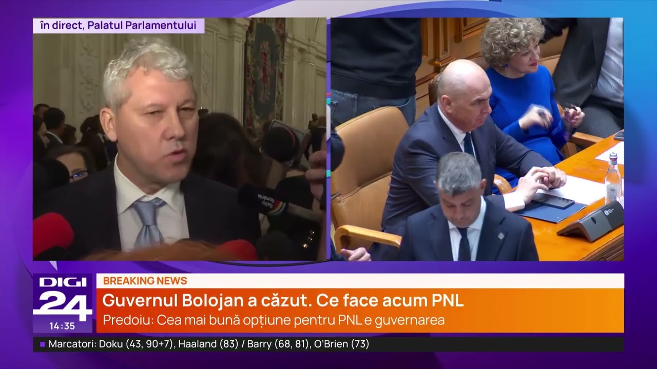 Reacția PNL după căderea Guvernului Bolojan: Predoiu subliniază necesitatea menținerii guvernării.