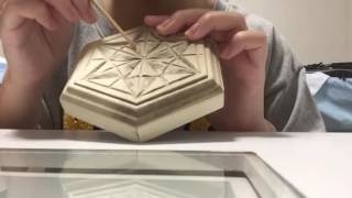 ワックスと木箱と筆箱の音