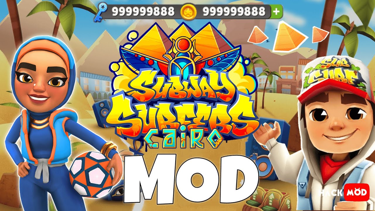 Subway surfers Cairo Unlimited coins & key modded apk download