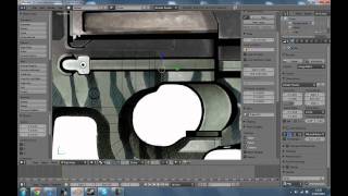 FPS Tutorial - Modelling the gun in Blender 2.58 - Part 2