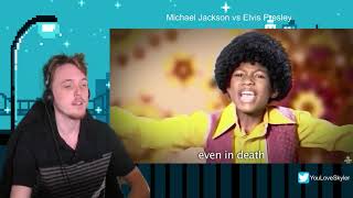 Michael Jackson vs Elvis Presley Epic Rap Battles of History (Reaction)