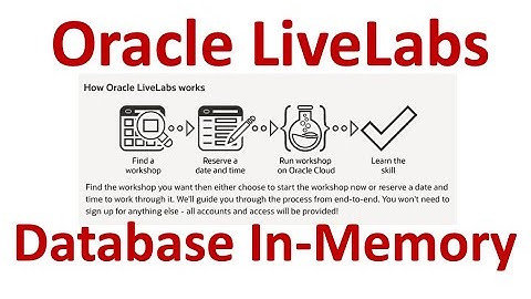 LiveLabs Database In-Memory Workshop