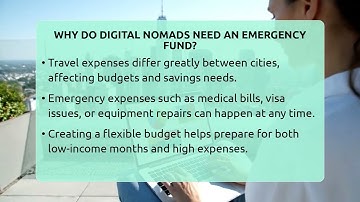 Why Do Digital Nomads Need An Emergency Fund? - Digital Nomad Success Guide