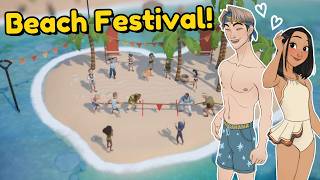 Beach cleanup event and new town rank! - Coral Island 1.3