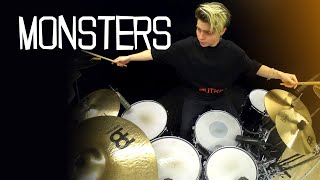 All Time Low - Monsters feat. blackbear &amp; Demi Lovato | Drum Cover • Gabriel Gomér