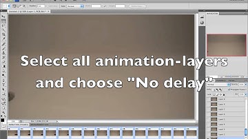 How to create an animated GIF in Photoshop cs4