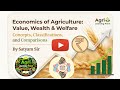 Economics of Agriculture explained with Value, Wealth & Welfare concepts. AFO, NABARD, FCI, CUET .