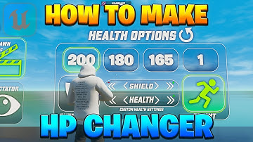 How to Make an HP Changer in UEFN | Step-by-Step Tutorial