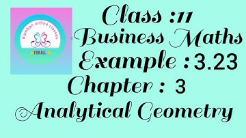 11th Std TN Business Maths Chapter : 3 Example - 3.23