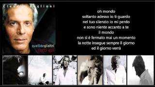 Video thumbnail of "CLAUDIO BAGLIONI - Il mondo"