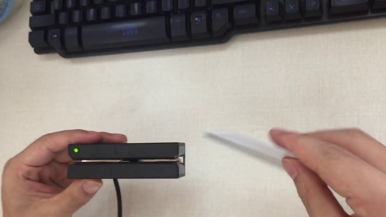 MSR100 card reader test YouTube
