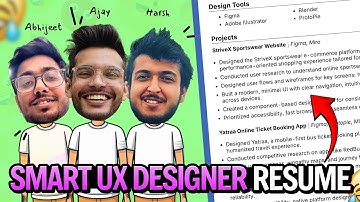Smart and Tricky UX Designer Resume Review - RRR S2E5