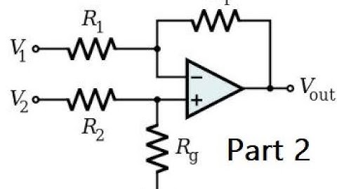 Differential Amp   eliminating common mode signals part 2