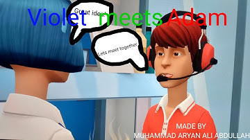 Violet Meets Adam By Alphabet lore (Plotagon Animation)