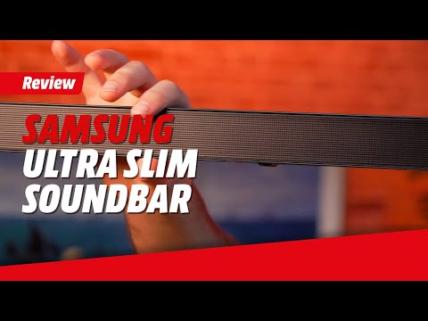 Dik geluid uit een ultradunne soundbar! | Samsung Ultra Slim Soundbar | MediaMarkt