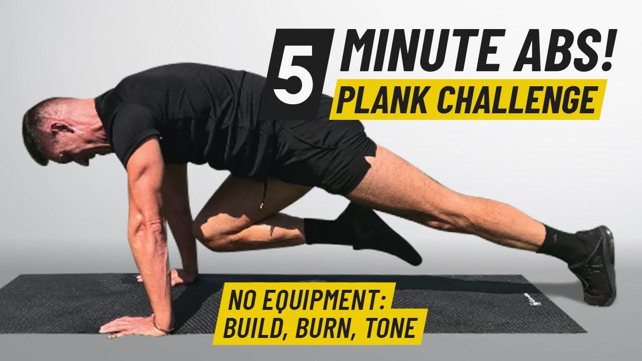 5 MINUTE ABS PLANK Challenge! YouTube