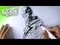 Como dibujar al Riddler The Batman / El Acertijo