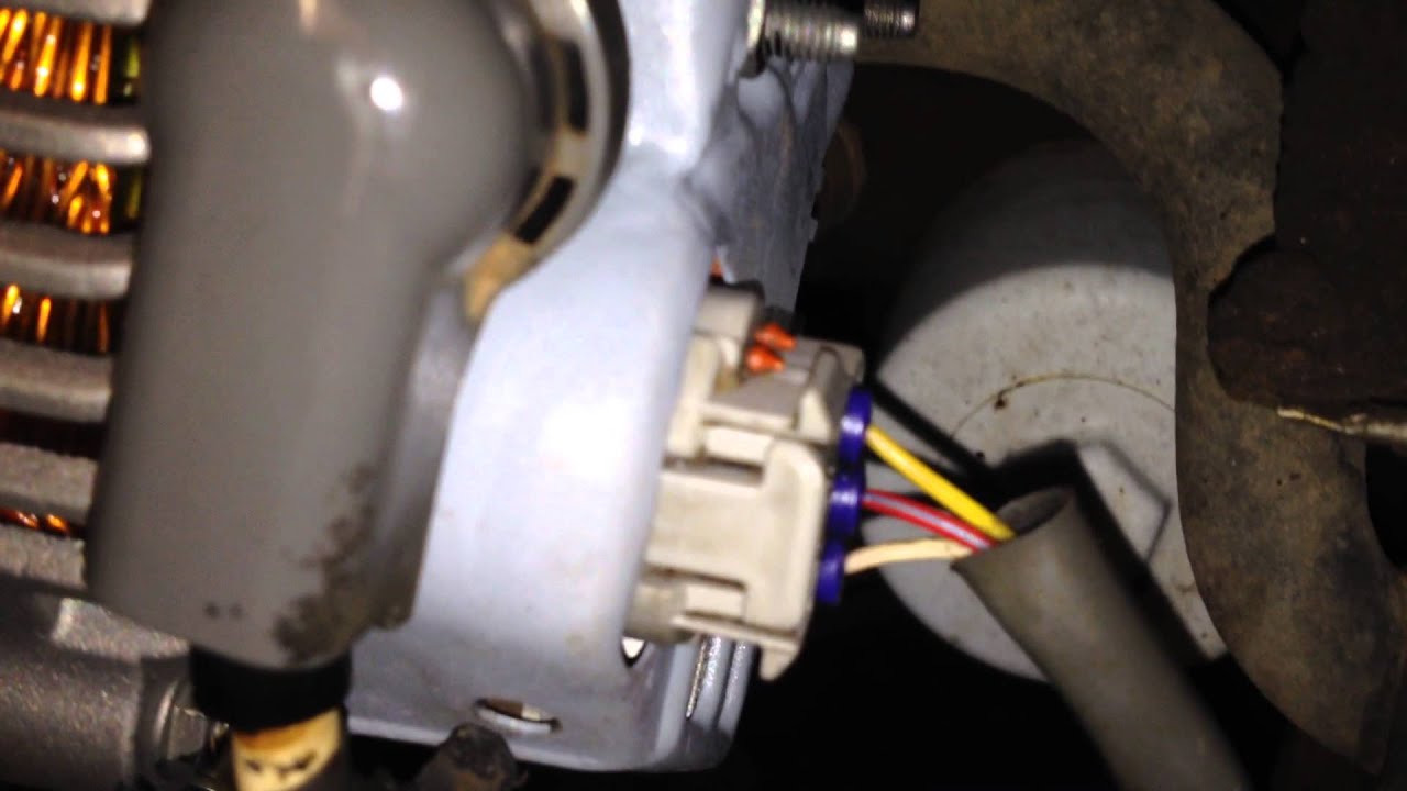 98 Toyota 4Runner alternator part 1 - YouTube 7 pin trailer wiring diagram colors 