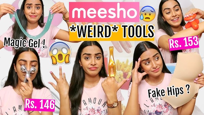 Trying and Testing *WEIRD* Tools From Meesho  MINI COOLER, Nose Shaper,  Clever Cutter and more ! 