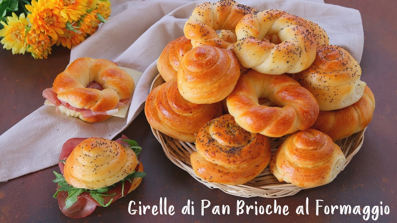 Girelle Di Pan Brioche Al Formaggio Ricetta Facile Fatto In Casa Da Benedetta