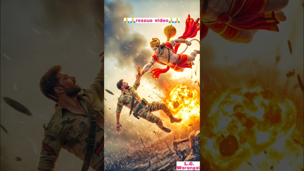 Hanuman Ji's Blessing – A Soldier Returns from the Brink of Death || #hanuman #ai #story