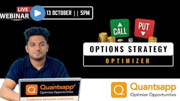 Build advanced Option Trading strategies in few clicks (Optimizer)| Quantsapp