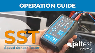 JALTEST TOOLS | Jaltest SST (Speed Sensor Tester) operation guide