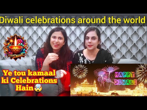Pakistani Reaction to How World Celebrated Diwali In 2024  Diwali Fireworks In Different Countries