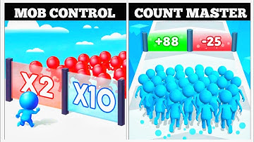 Mob Control vs Count Master - Android iOS Mobile Gameplay Walkthrough @KLSKINBOX