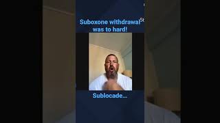 Suboxone Withdrawal was to hard! sublocade #sublocade #suboxone #buprenorphine