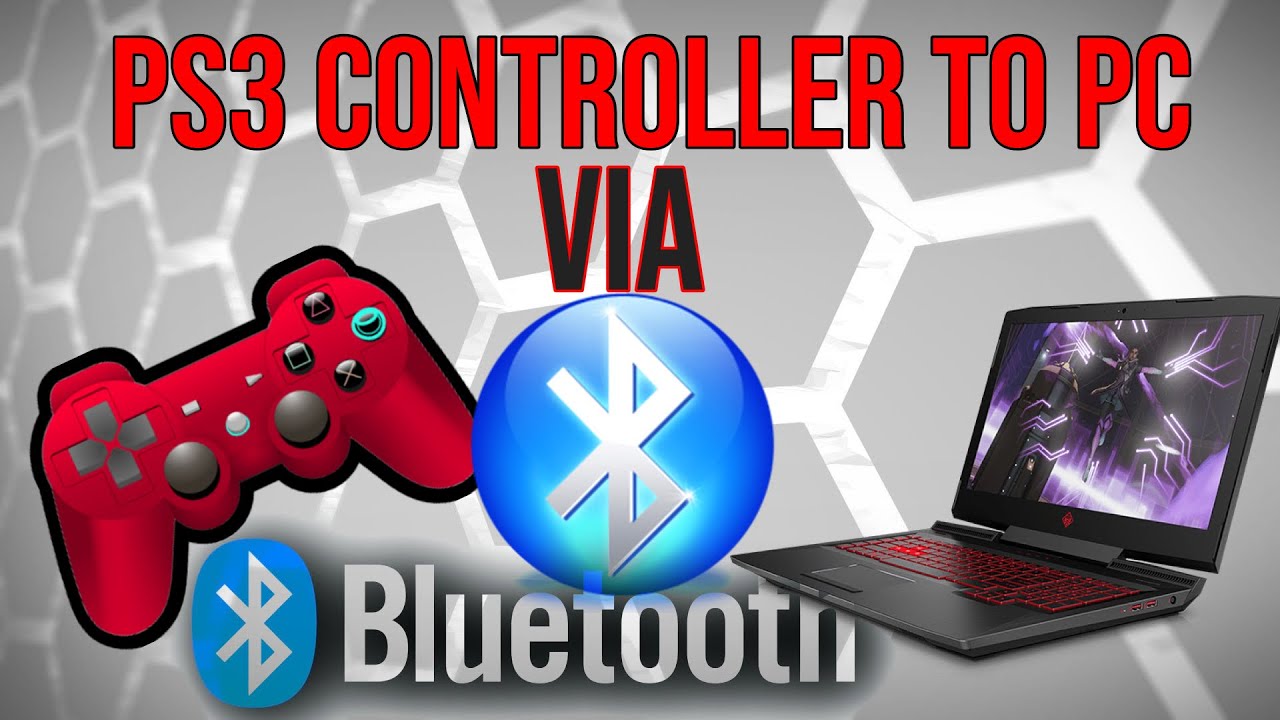 Connect PS3 controller to pc via Bluetooth (wireless) - VERY EASY - YouTube
