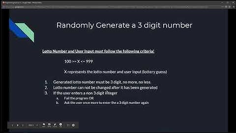 Intro to Java Chapter 03 Exercise 15 - Game: Lottery