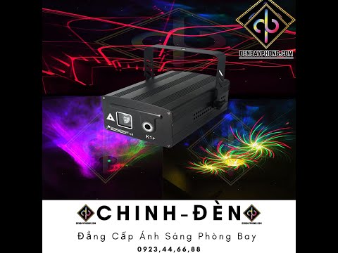 Video #denbayphong Đèn laser K1+ đèn bay phòng cao cấp 1200... - youtube