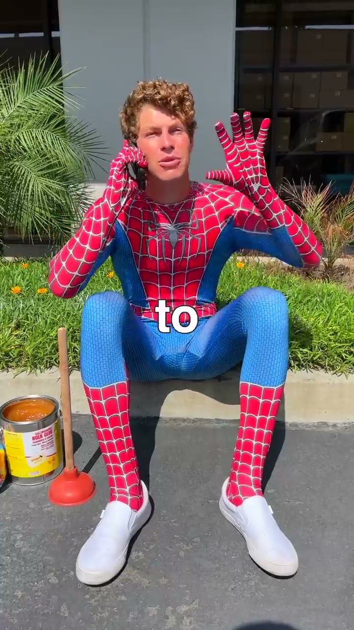 Climbing A Building with REAL Spider-Man Suit!