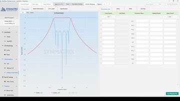 SIW Bandpass Filter Design and Optimization Using SynMatrix