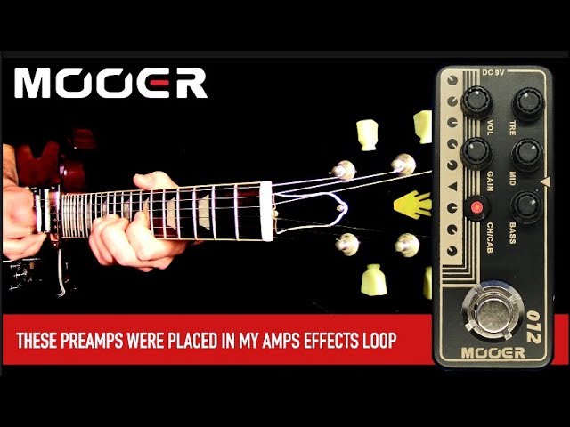Mooer Micro Preamps 011 012 013 - YouTube