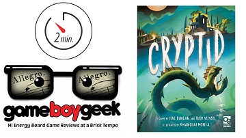 Cryptid (Allegro 2-min) Review with the Game Boy Geek