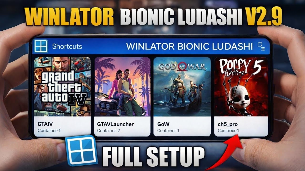 Winlator Bionic Winlator Bionic Ludashi V2.9 (Beta) - Full setup | Best settings ...