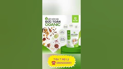 bột ngũ cốc giảm cân tiêu mỡ đức toàn oganic