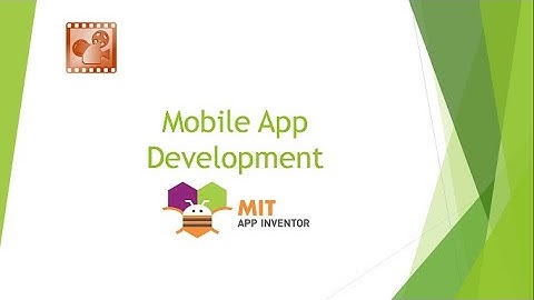 Learn How to make a video player mobile application using MIT App Inventor