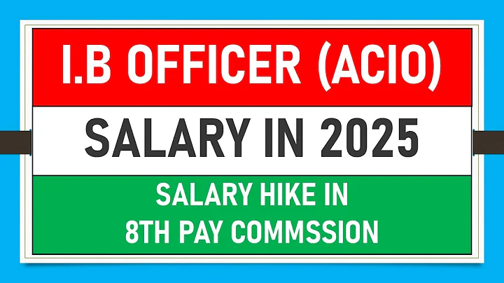 IB ACIO Salary 2025 | Intelligence Bureau ACIO Officer In-Hand Salary, Perks & Benefits | IB  SALARY